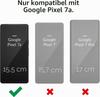 Oakxco Silicone Case for Google Pixel 7a with Camera Protection, Slim Matte Design, Bordeaux Red view 2