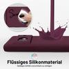 Oakxco Silicone Case for Google Pixel 7a with Camera Protection, Slim Matte Design, Bordeaux Red view 4