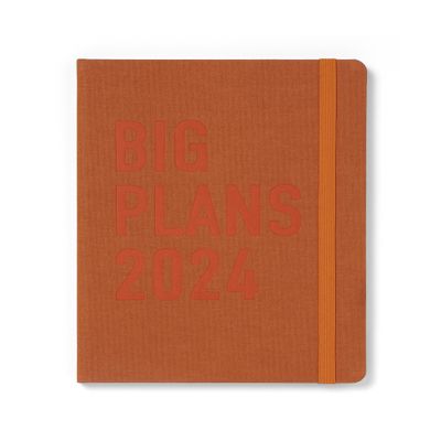 Letts of London Big Plans A5 2024 Diary, Rust