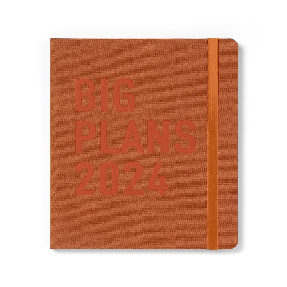 Letts of London Big Plans A5 2024 Diary, Rust