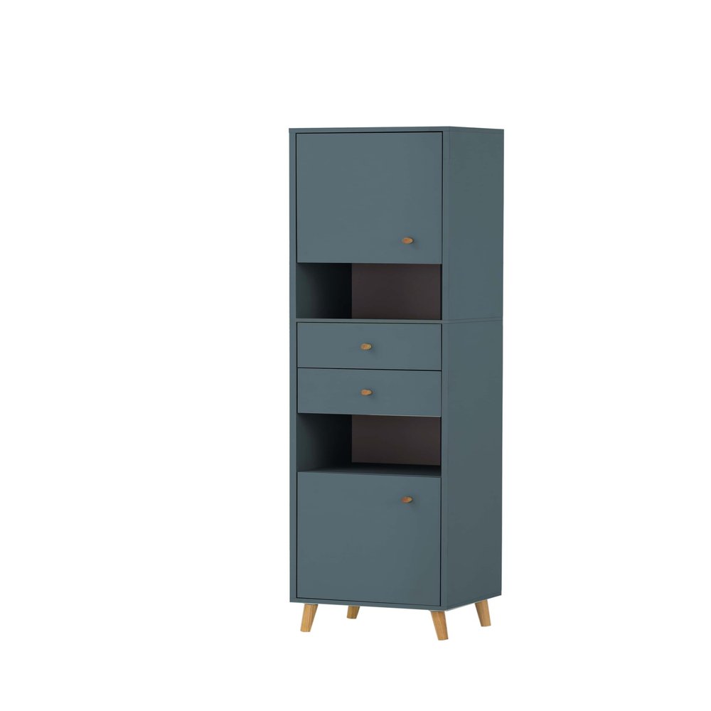 Schildmeyer Bjarne Tall Cabinet 701984, Fjord, 40.3 x 33 x 180.6 cm