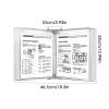 Wall-Mounted Display Panels, 10-Piece A4 Document Organizer System view 2