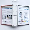 Wall-Mounted Display Panels, 10-Piece A4 Document Organizer System view 3