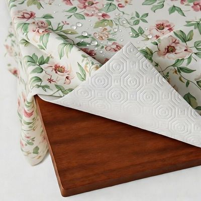 DecoHomeTextil Table Pad Protector, White, Rectangular, 100 x 445 cm