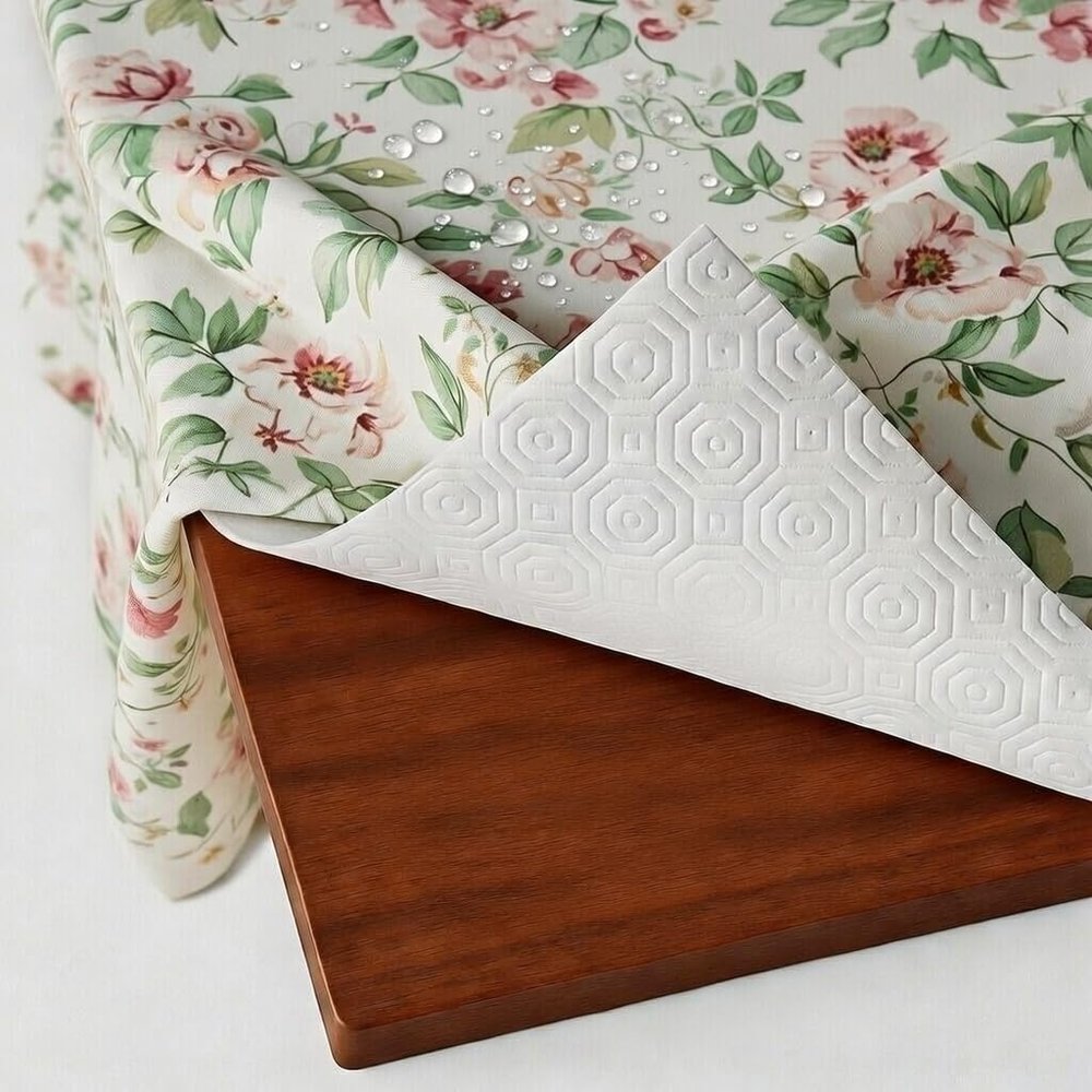 DecoHomeTextil White Rectangular Table Pad, 120 x 225 cm