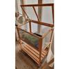 Grindi Abelia Cold Frame Greenhouse with Wooden Cover, 90 x 50 x 93 cm view 4