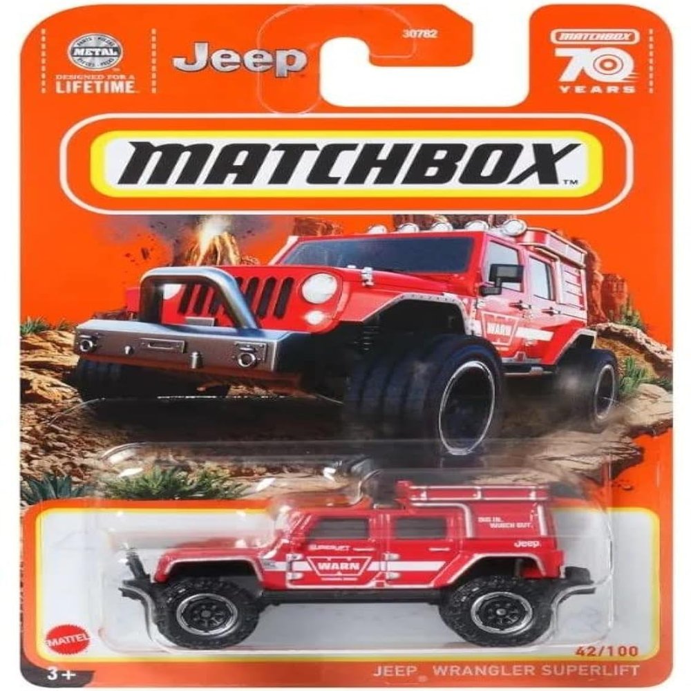 Matchbox Wrangler Superlift 42/100 (Red)