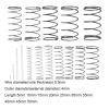 ZSBLXHHJD Replacement Compression Springs, 10-Pack, 0.5 x 4 x 550 mm, Spring Steel view 2