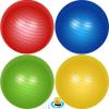4-Pack 26-Inch Yoga Exercise Balls, 65 cm, Burst-Resistant Fitness Balls with Foot Pump, Red/Green/Blue/Yellow view 1
