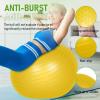 4-Pack 26-Inch Yoga Exercise Balls, 65 cm, Burst-Resistant Fitness Balls with Foot Pump, Red/Green/Blue/Yellow view 2
