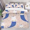Pretty Mermaid Bedding Set for Double Bed, Soft Tencel Duvet Cover with Zipper, Easy Care, 3-Piece view 1