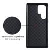 Phone Case for Samsung Galaxy S23/S23 Plus/S23 Ultra, Shock-Resistant Leather Case with Ring Holder, Anti-Fingerprint, Black, S23 Plus view 3