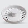 Kitchen Sink Drain Strainer, Stainless Steel, 74 mm, White, 2-Pack view 4