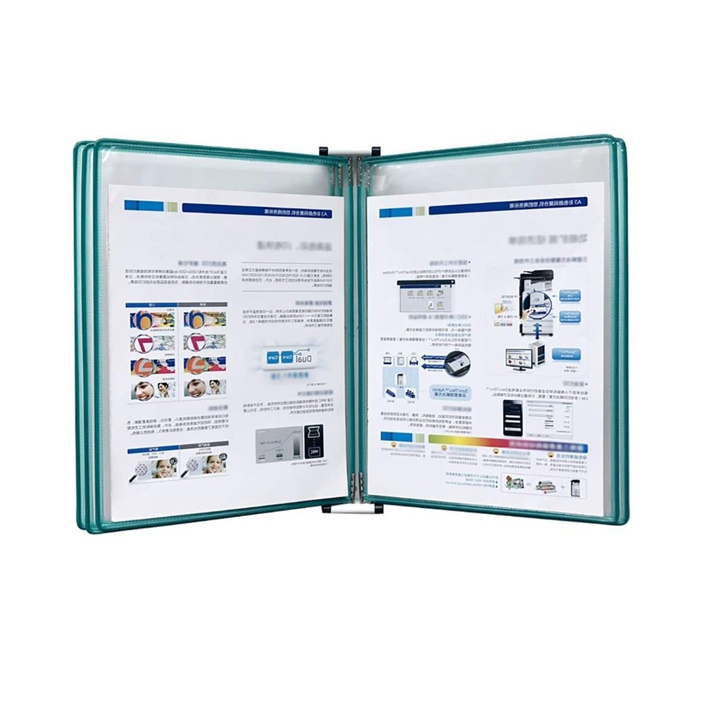 Pipi Zhu Wall-Mounted Display System, 5 Pockets, Green