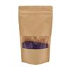 Lacers Kraft Paper Stand-Up Pouches with Window, Brown, 250 ml (1000) view 2
