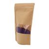 Lacers Kraft Paper Stand-Up Pouches with Window, Brown, 250 ml (1000) view 3