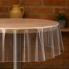 Transparent Protective Table Cover, Round, 95 cm, 0.3 mm view 1