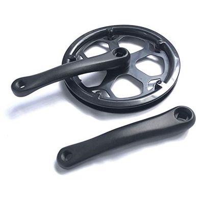 Trjgtas Folding Bike Crankset, 48T, Square Taper, 170 mm