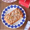 Sudemota Nordic-Style Breakfast Plate, Blue view 2
