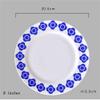 Sudemota Nordic-Style Breakfast Plate, Blue view 4