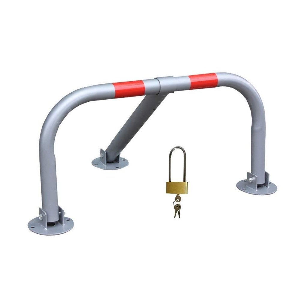 M-Type Heavy-Metal Folding Parking Barrier with Lock