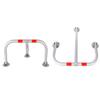 M-Type Heavy-Metal Folding Parking Barrier with Lock view 4