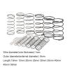 ZSBLXHHJD Replacement Compression Springs, 10-Pack, 1.0 × 9 × 10–50 mm, Spring Steel view 2