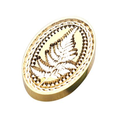 Round Wax Seals, Flower Leaf Retro Stamp Head for DIY Scrapbooking