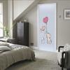 3D Elephant & Rabbit Balloon Door Sticker, Waterproof Removable Vinyl, 85 x 205 cm view 2
