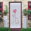 3D Elephant & Rabbit Balloon Door Sticker, Waterproof Removable Vinyl, 85 x 205 cm view 3