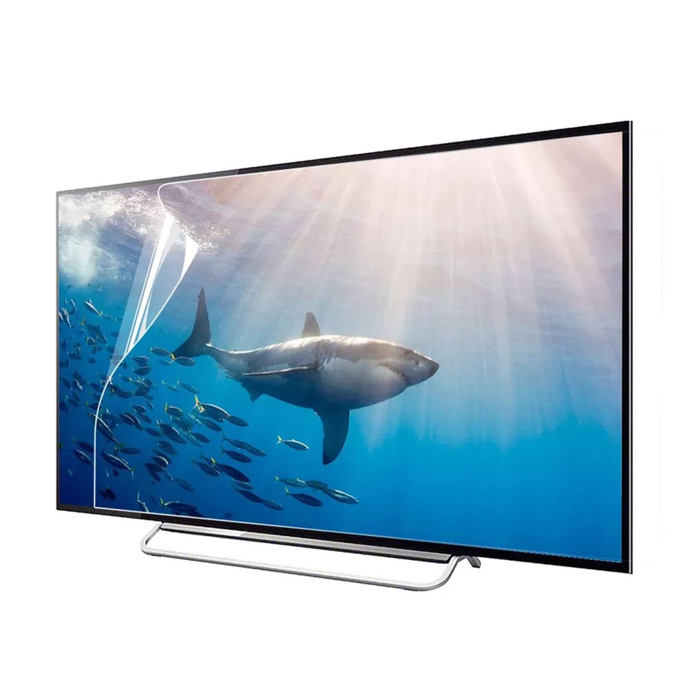 JQZWXX 32–75-Inch TV Screen Protector Film, Anti-Glare, Blue-Light and UV Filter, Reduces Glare and Reflections, for LCD LED 4K OLED TVs, 60-Inch, 1327 × 749 mm