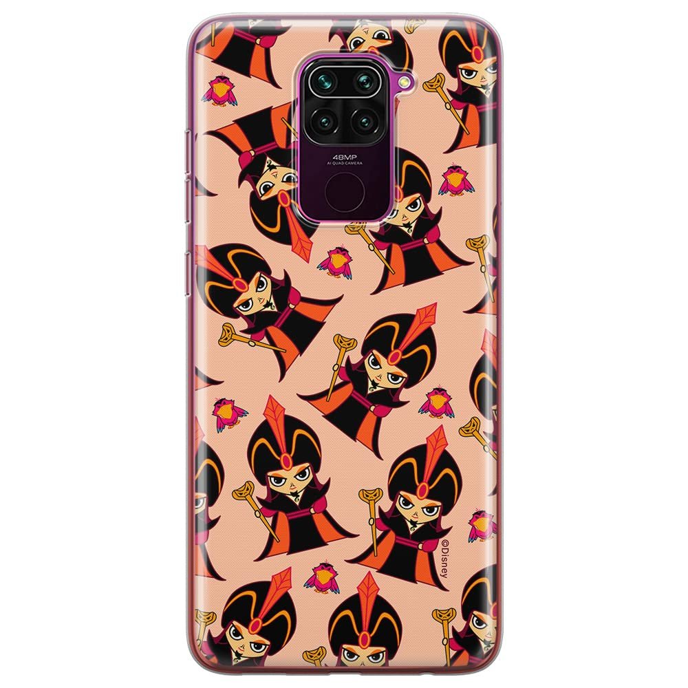 ERT GROUP Phone Case for Xiaomi Redmi Note 9, Officially Licensed Disney Jafar 002 Design, TPU