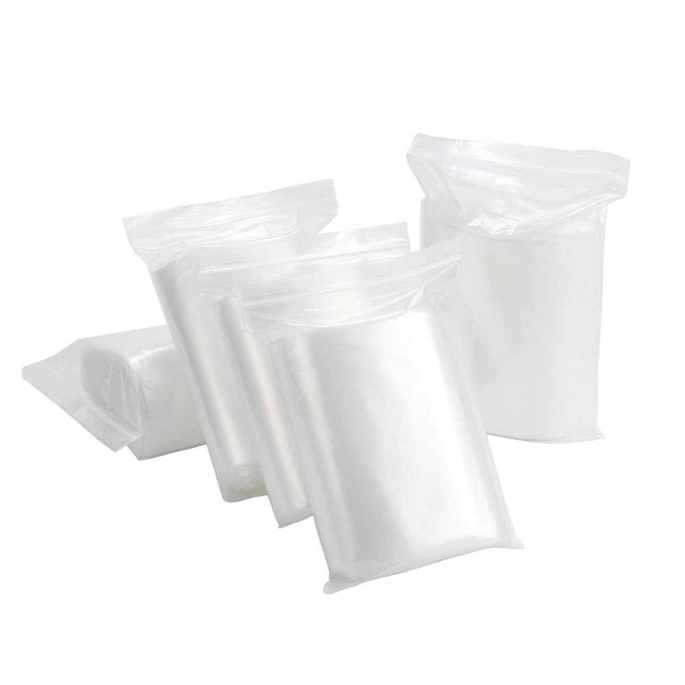 Thick Resealable Storage Bags, Transparent Plastic Zip Bags (Color: 6 x 8 cm)
