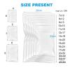 Thick Resealable Storage Bags, Transparent Plastic Zip Bags (Color: 6 x 8 cm) view 4