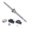 Coavoo SFU2010 2300 mm Ball Screw, C7, 10 mm Lead, with EK15/EF15 Supports and 8 × 12 mm Coupling Kit view 1