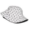 KIDINN Magical Witch Bohemian Owl Print Reversible Bucket Hat, Unisex One Size view 2