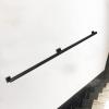 Liyadolaam Black Metal Stair Handrail, 210 cm view 1