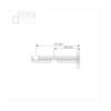 Ourdeco 12 cm Combo Bracket | Inside-Run, 16 mm Curtain Rods | 1 Piece | Titanium view 4