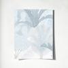 GAULAN 500680812 Nonwoven Wallpaper, Durable, Washable, Flowers and Cactus in Gray and Light Blue, DIN A4 Sample view 2