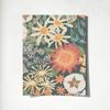 GAULAN 500682057 Non-Woven Wallpaper, Washable Botanical Floral Design on Blue Background, DIN A4 Sample view 2