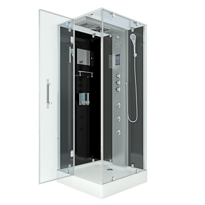 AcquaVapore Complete Shower Cabin D38-23L1-EC, 100 x 100 cm