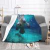 Ocean Animal Manatee Ultra-Soft Flannel Blanket, Lightweight and Warm view 2