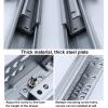 1 Pair 16 in Bottom-Mounted Concealed Drawer Slides with Rear Mounting Brackets view 3