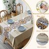 Chickwin Washable PVC Tablecloth, Waterproof Checkerboard Plaid, Green and White, 100 x 160 cm view 3