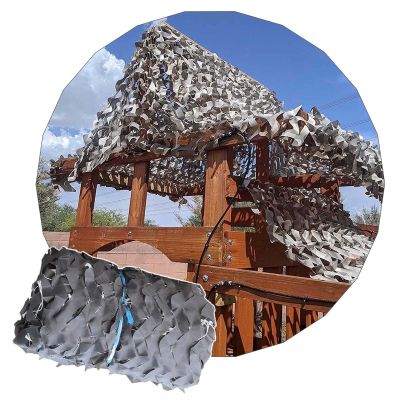 Xrdbfd Camouflage Net Sun Shade, Gray, 2 x 10 m (6.6 x 32.8 ft)