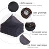 Black Shade Net for Patio, UV-Resistant Sun Shade, 1 x 2.5 m (3.3 x 8.2 ft) view 2