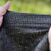 Black Shade Net for Patio, UV-Resistant Sun Shade, 1 x 2.5 m (3.3 x 8.2 ft) view 3
