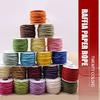 5 Rolls of 30-Meter Natural Raffia Straw Yarn for Summer Crafts view 4