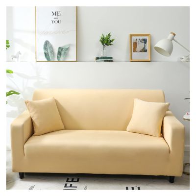 BOHHO Elastic Sofa Slipcover for 1/2/3/4-Seat and L-Shaped Sofas (1 Seater, 90–140 cm)