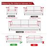 BOHHO Elastic Sofa Slipcover for 1/2/3/4-Seat and L-Shaped Sofas (1 Seater, 90–140 cm) view 3